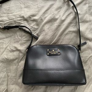 Kate Spade Black Leather Crossbody Bag